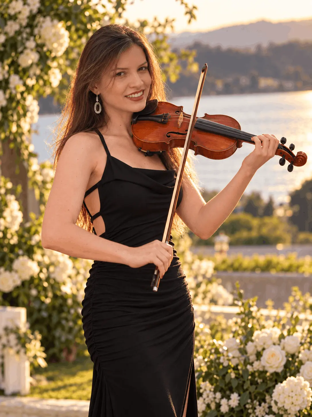 Violino, movimento e presença